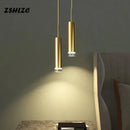Axyaa Nordic Gold LED Pendant Chandeliers for Bedroom Living Room Dining Room