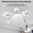 Axyaa LED Ceiling Fan with Remote Control, High Wind Power, Dimmable Light
