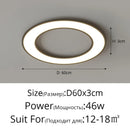 Axyaa Modern Ring Pendant Light for Living Room, Dining Room & Study