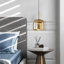 Axyaa Glass Ball Luminaire Pendant Light - Minimalist Nordic Design for Living Room