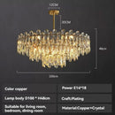 Axyaa Luxury Crystal LED Chandelier for Elegant Interiors