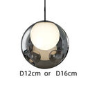 Axyaa Smoke Grey Glass Chandelier Pendant Light for Dining & Living Room Lighting
