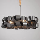 Axyaa Irregular Iron Chandelier Modern Light Luxury for Home Decoration