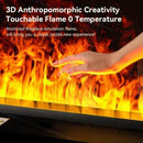 Axyaa LED Colorful Flame Electric Fireplace for Indoor Living Room