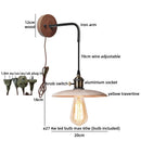 Axyaa Wabi Sabi LED Wall Lamp Yellow Stone Vintage Industrial Bedroom Stair Light