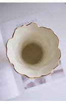 Axyaa European Ceramic Vase, High-End Floral Ware for Living Room and Foyer