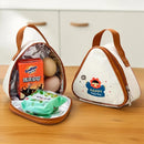 Axyaa Triangle Insulated Lunch Box Bag - Kids Food Thermal Picnic Cooler Bag