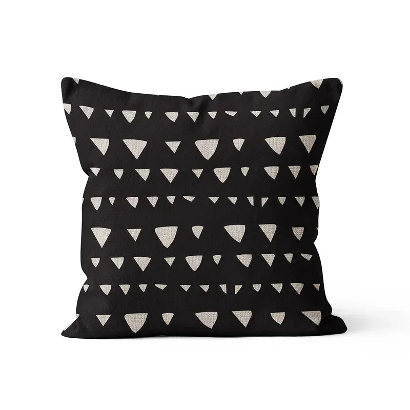 Axyaa Boho Ethnic Pillow Case 45x45cm Abstract Sofa Cover