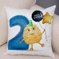 Axyaa Nordic Monster Pillow Case 45x45cm Decor for Happy Birthday Theme