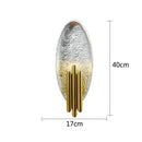 Nordic Metal Tube Resin Wall Lights by Axyaa - Gold/Silver, Modern Living Room Sconce