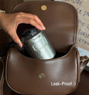 Axyaa Stainless Steel Coffee Mug with Straw, Leak-Proof Car Thermos, 350ml Fashion Thermal Flask