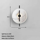 Axyaa Marble Effect LED Wall Lamp