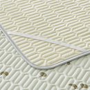 Axyaa Natural Latex Summer Mat Set with Silk Thicken Bed Pad, Pillowcase & Ice Silk Sheet