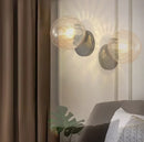 Axyaa Glass Ball Wall Lamp for Indoor Lighting in Bedroom Living Room Aisle Corridor