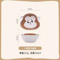 Axyaa Cute Cartoon Ceramic Dessert Yogurt Bowl for Kids or Adults