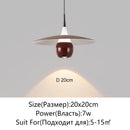 Axyaa UFO Pendant Light Saucer Design LED Hanging Lamp for Home Decor