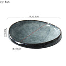 Axyaa Ceramic Dinner Dessert Soup Plates Set - Restaurant Special Tableware