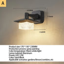 Axyaa LED Outdoor Wall Light: Modern Waterproof Decorative Lamp for Courtyard, Garage, Balcony