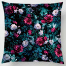 Axyaa Floral Polyester Cushion Cover - Stylish Home Decor Pillowcase