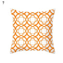 Orange Geometric Leaf Lines Pillowcase by Axyaa - Home Decor and Cozy Throw Pillows