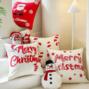 Axyaa Christmas Hat Velvet Chenille Pillowcase - 45x45cm
