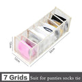 Axyaa Underwear Drawer Organizer: Foldable Closet Divider for Underpants, Socks, Bra