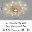 Axyaa Sunflower Chandelier LED Ceiling Light for Home Illumination