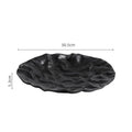 Axyaa Ceramic Salad Plate with Frosted Texture, Shallow Design - Artistic Tableware