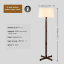 Axyaa Modern Wood Floor Lamps - Minimalist Designer Lighting Fixtures