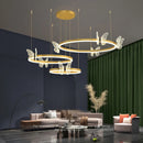 Axyaa LED Butterfly Chandelier for Modern Living Room Ceiling Lighting