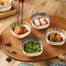 Axyaa Ceramic Bohemian Snack Bowl Set
