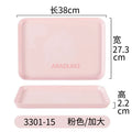 Axyaa Melamine Cutlery Tray Rectangular Dining Plate Hotel Room Tea Plate Drainage Tray
