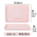 Axyaa Melamine Cutlery Tray Rectangular Dining Plate Hotel Room Tea Plate Drainage Tray