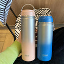 Axyaa Gradient Stainless Steel Thermal Water Bottle - Large Capacity Sports Kettle