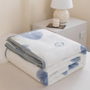 Axyaa Cartoon Pattern Flannel Blanket: Cozy Soft Plush Lightweight Throw for Sofa