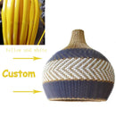 Axyaa Rattan Pendant Lights: Chinese Style Luminaire for Dining, Restaurant