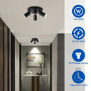 Axyaa 3-Light GU10 LED Ceiling Spotlight Track Chandelier