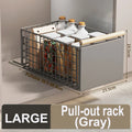 Axyaa Kitchen Sink Pull-out Rack Cabinet Basket Organizer