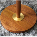 Axya Vintage Pleated Copper Floor Lamp for Living Room, Bedroom, and Study