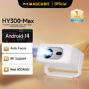 Axyaa HY300Max Portable Projector: 400ANSI WiFi6, Auto Focus, 8K Full HD, Home Outdoor Cinema