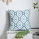 Axyaa Sea Starfish Navy Blue & Yellow Cushion Cover 45x45cm