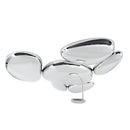 Axyaa Chrome LED Ceiling Lamp for Stylish Spaces