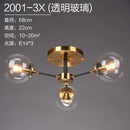 Axyaa Modern Glass Ball LED Chandelier for Living Dining Bedroom Décor