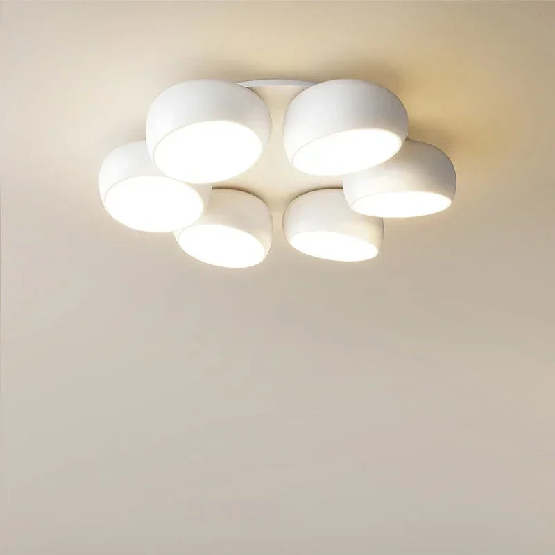 Axya LED Ceiling Chandelier: Modern Interior Light for Living Room, Bedroom, Dining Area