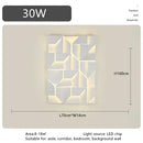 Axyaa Geometric Shadow Metal Sconce Light for Living Room Bedroom & Aisle