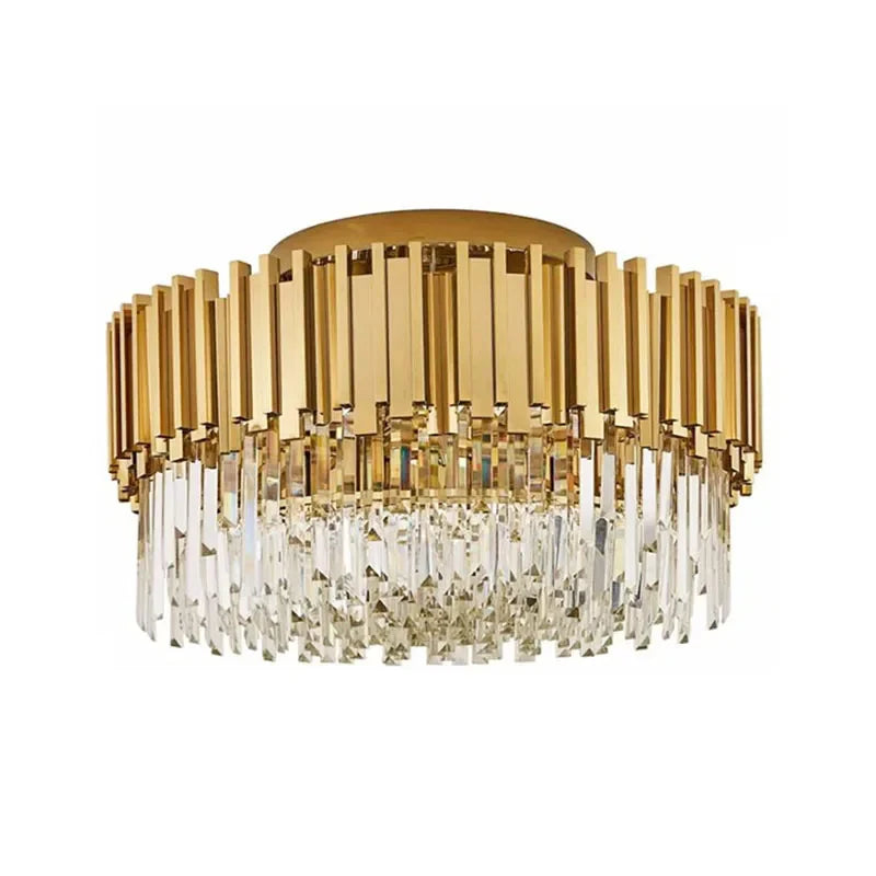 Axyaa Nordic Modern Crystal Chandelier for Luxury Living Spaces