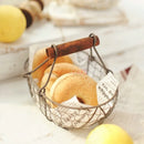 Axyaa Handheld Small Basket for Creative Food Display