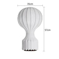 Axyaa Wabi Sabi Art Deco Fabric Floor Lamp