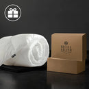 Axyaa King Size Cotton Comforter, Hypoallergenic Goose Down Blend, Hotel Luxury Duvet Insert