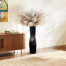 Axyaa Twisted Geometric Flower Vase - Elegant Home Decor & Centerpiece